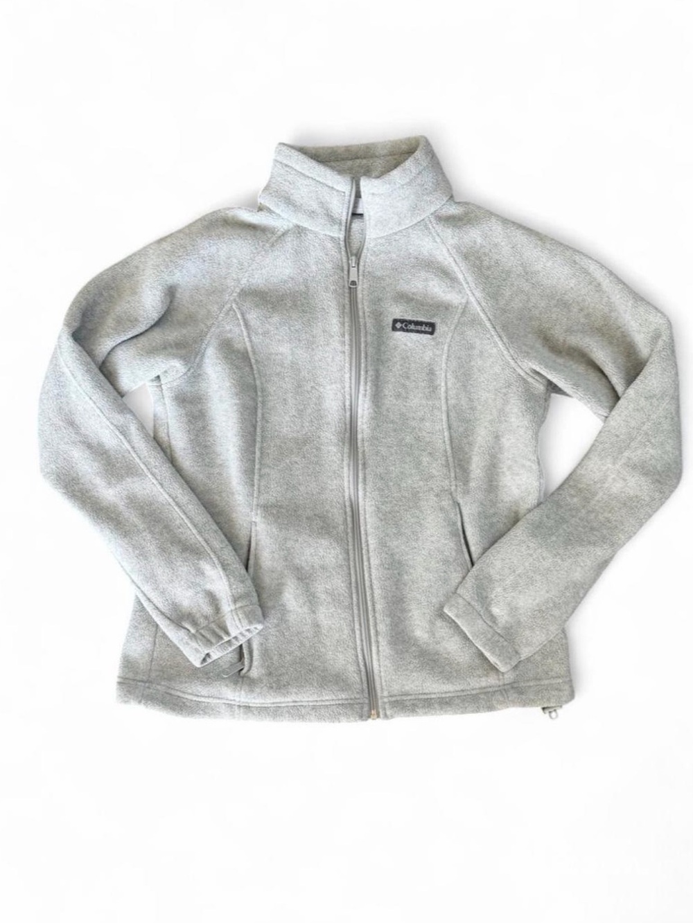 Columbia Women’s Light Gray Full Zip Fleece Jacket